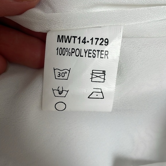 Connie & Na Multicolour Mini Dress Dot Shortsleeve Skater Pleated Small Medium - Picture 12 of 12